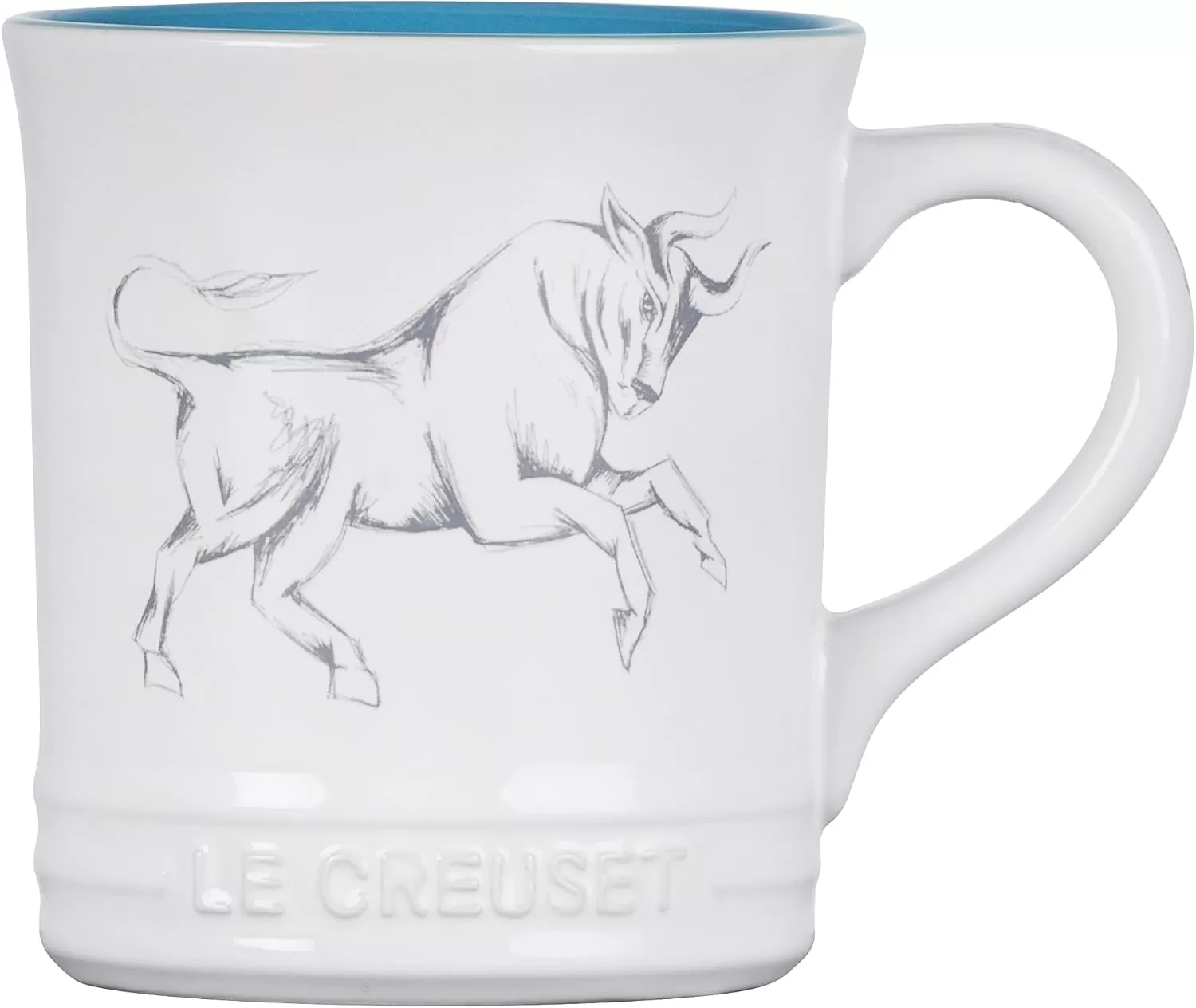 imageLe Creuset Stoneware Zodiac Coffee Mug 14 oz CancerTaurus