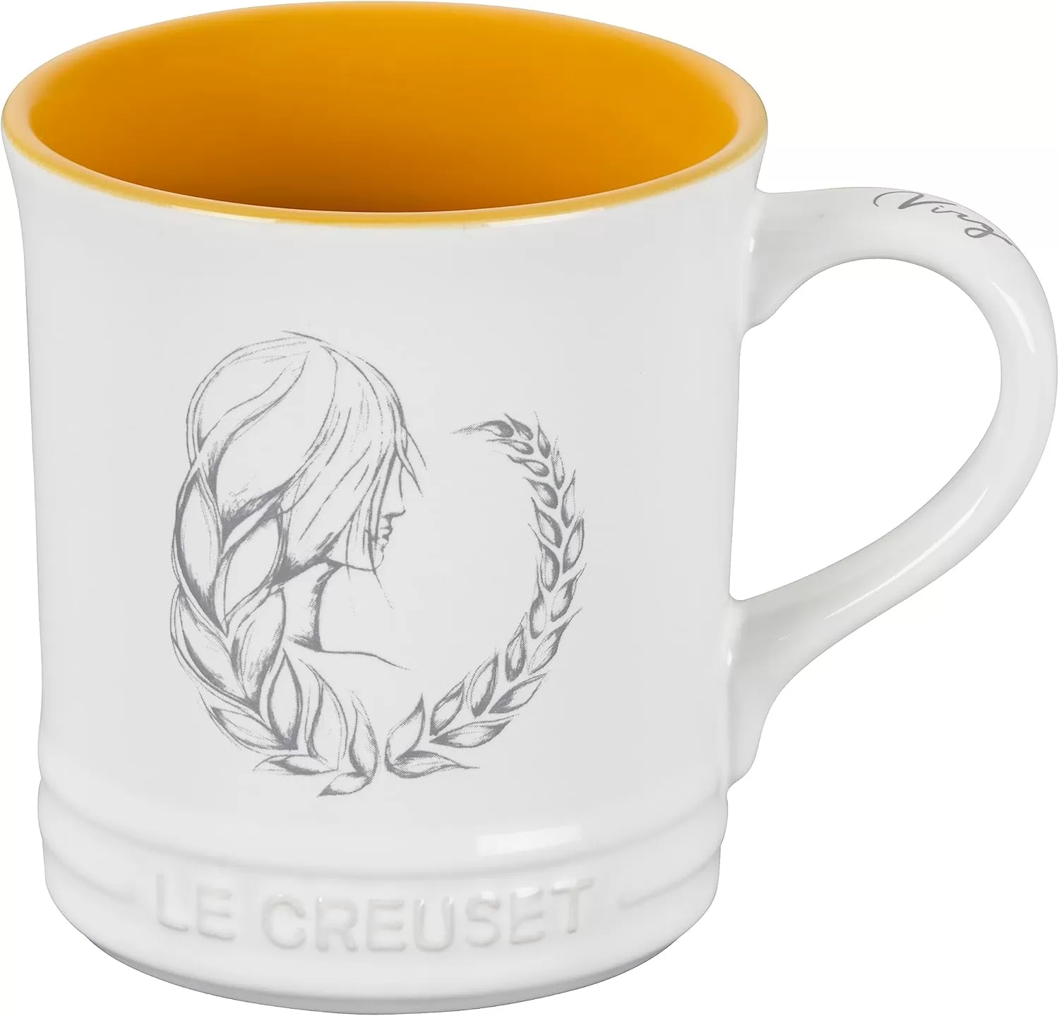 imageLe Creuset Stoneware Zodiac Coffee Mug 14 oz CancerVirgo