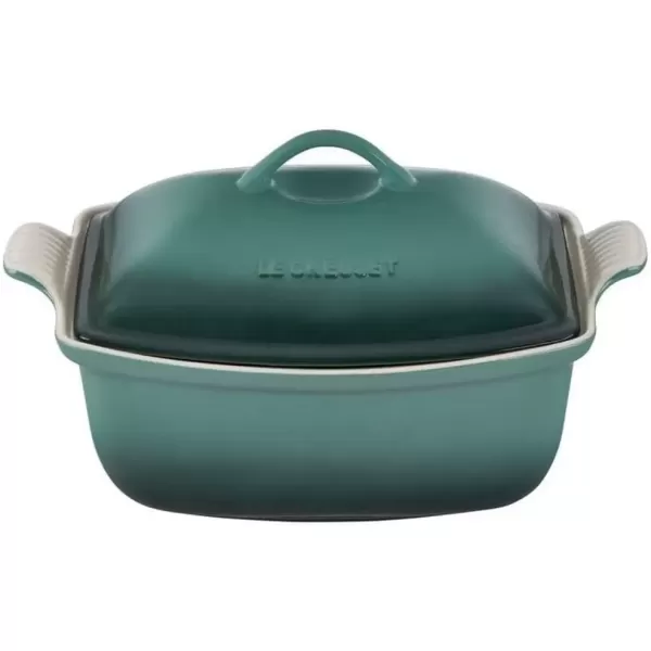 imageLe Creuset Heritage Stoneware Deep Baker with Lid 45 qt CeriseArtichuat