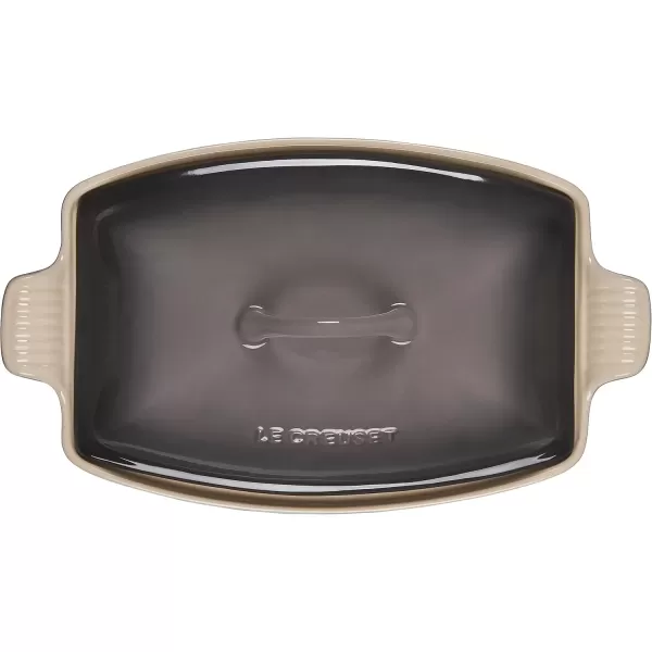 imageLe Creuset Heritage Stoneware Deep Baker with Lid 45 qt CeriseOyster