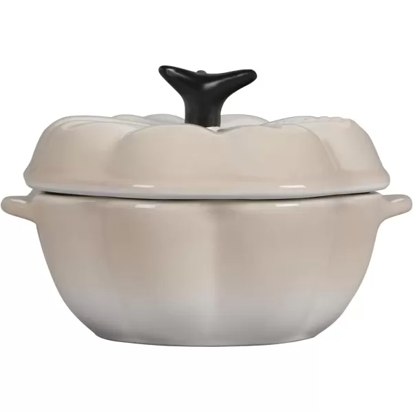 imageLe Creuset Stoneware Figural Pumpkin Petite Cocotte 12oz Persimmon