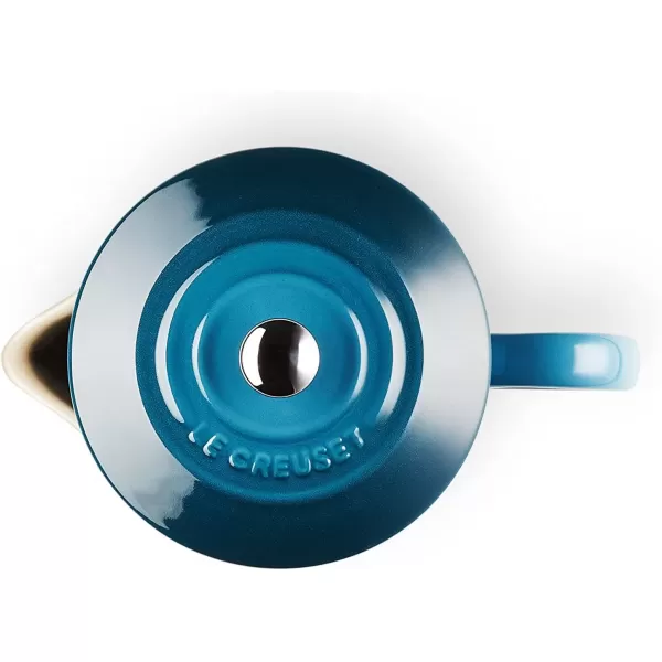 imageLe Creuset Stoneware French Press 34 oz FlameDeep Teal