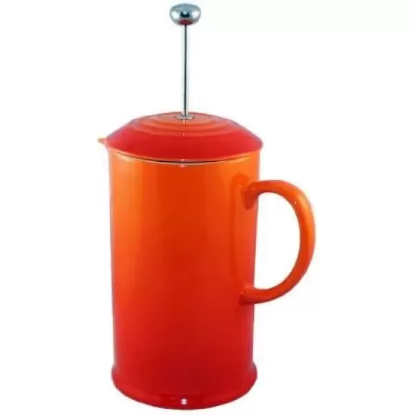 imageLe Creuset Stoneware French Press 34 oz FlameFlame