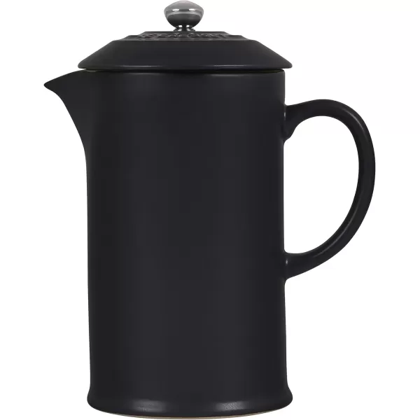 imageLe Creuset Stoneware French Press 34 oz FlameLicorice
