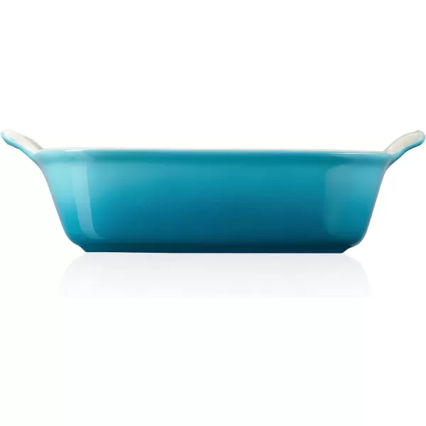 imageLe Creuset Stoneware Heritage Square Dish 3 qt 9quot CeriseCaribbean