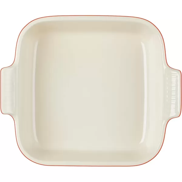 imageLe Creuset Stoneware Heritage Square Dish 3 qt 9quot CeriseCerise