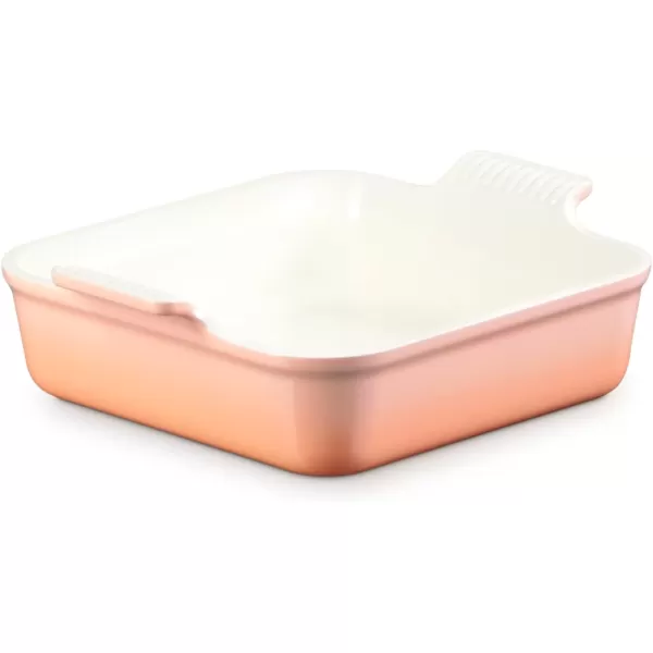imageLe Creuset Stoneware Heritage Square Dish 3 qt 9quot CerisePeche