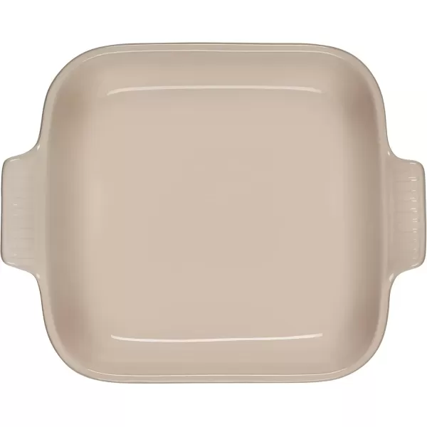 imageLe Creuset Stoneware Heritage Square Dish 3 qt 9quot CeriseSea Salt