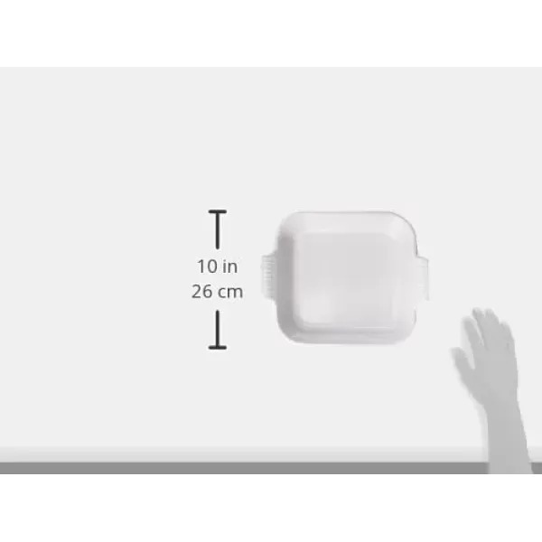 imageLe Creuset Stoneware Heritage Square Dish 3 qt 9quot CeriseWhite