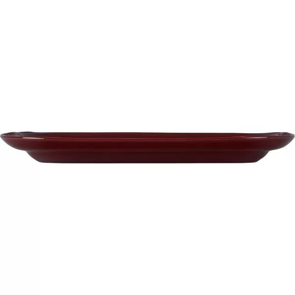 imageLe Creuset Stoneware Oval Serving Platter 1625quot WhiteRhone