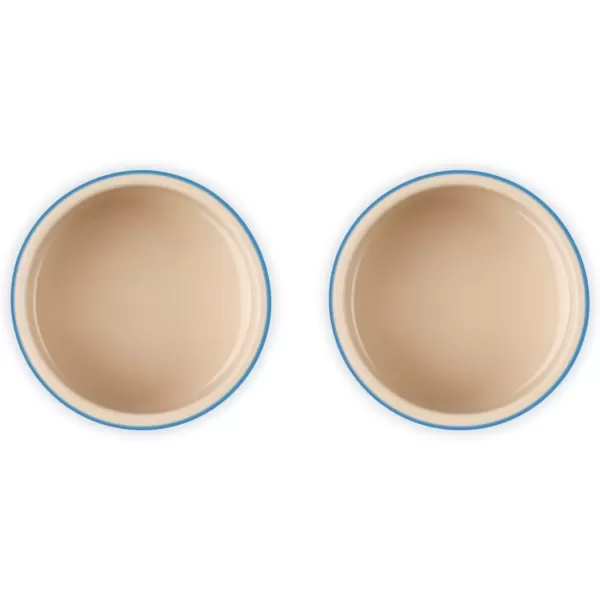 imageLe Creuset Stoneware Round Ramekin Straight Wall Set of 2 675oz Each ShallotMarseille