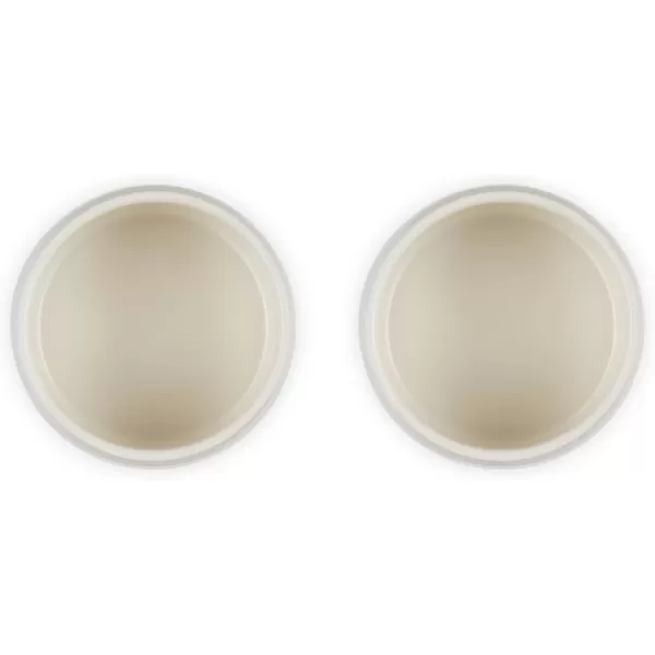 imageLe Creuset Stoneware Round Ramekin Straight Wall Set of 2 675oz Each ShallotShallot