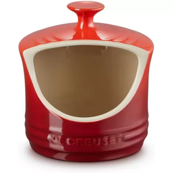 imageLe Creuset Stoneware Salt Crock 10 oz whiteCerise