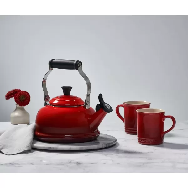 imageLe Creuset Stoneware Set of 4 Mugs 14 oz each OysterCerise