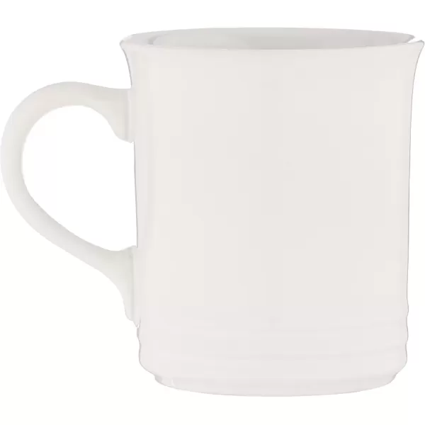 imageLe Creuset Stoneware Set of 4 Mugs 14 oz each OysterWhite
