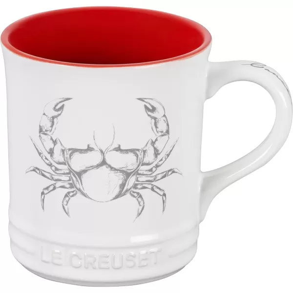 imageLe Creuset Stoneware Zodiac Coffee Mug 14 oz CancerCancer
