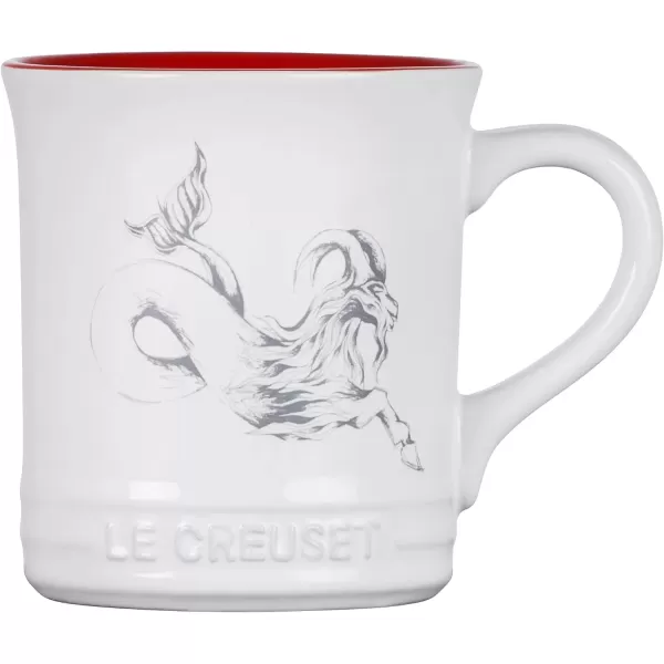 imageLe Creuset Stoneware Zodiac Coffee Mug 14 oz CancerCapricorn