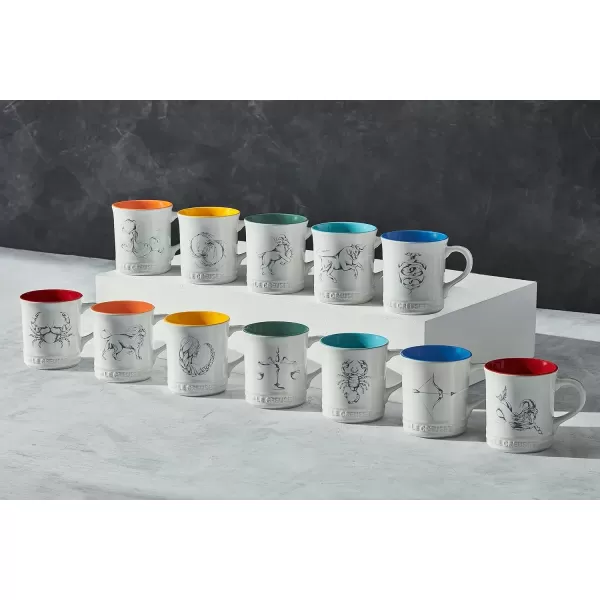 imageLe Creuset Stoneware Zodiac Coffee Mug 14 oz CancerGemini