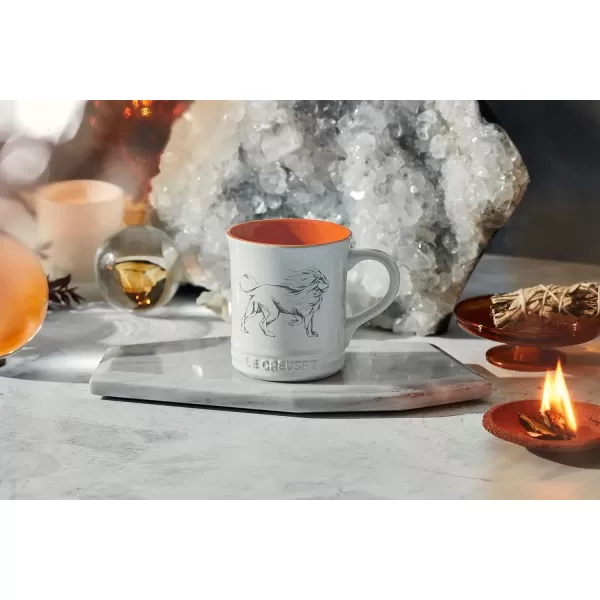 imageLe Creuset Stoneware Zodiac Coffee Mug 14 oz CancerLeo
