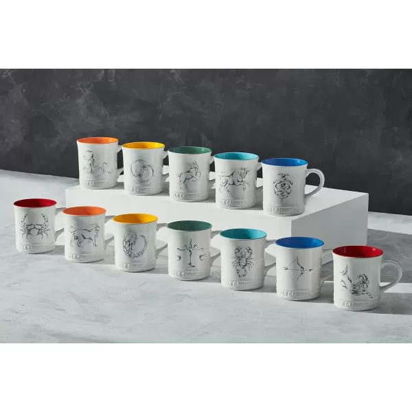 imageLe Creuset Stoneware Zodiac Coffee Mug 14 oz CancerSagittarius