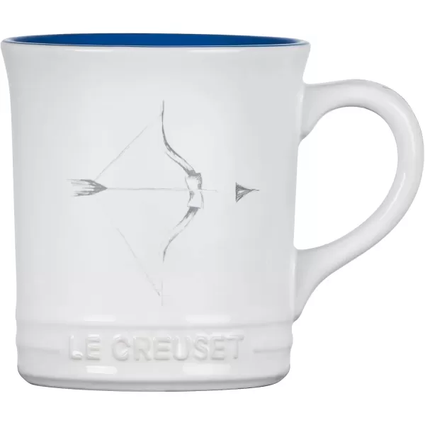 imageLe Creuset Stoneware Zodiac Coffee Mug 14 oz CancerSagittarius