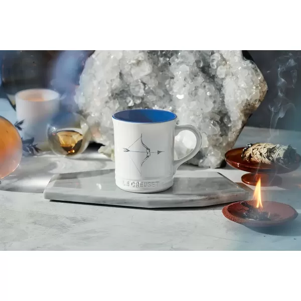 imageLe Creuset Stoneware Zodiac Coffee Mug 14 oz CancerSagittarius