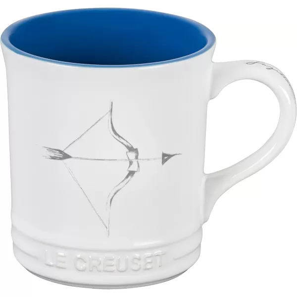 imageLe Creuset Stoneware Zodiac Coffee Mug 14 oz CancerSagittarius