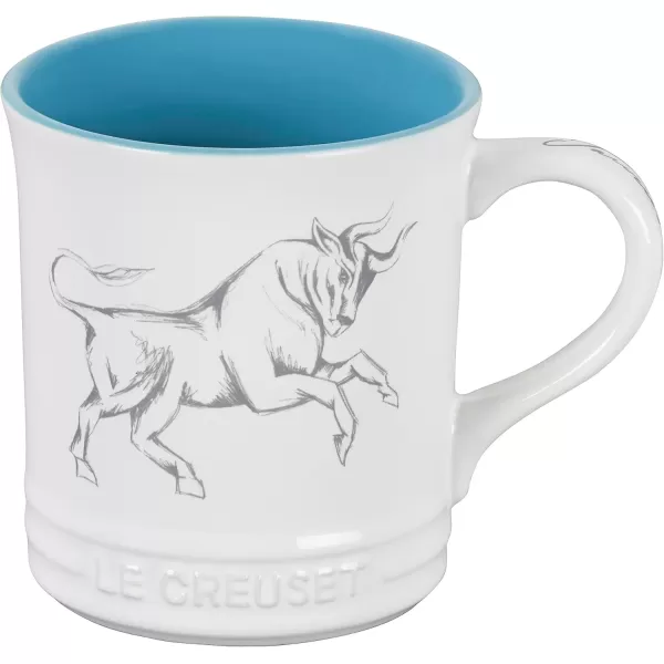 imageLe Creuset Stoneware Zodiac Coffee Mug 14 oz CancerTaurus