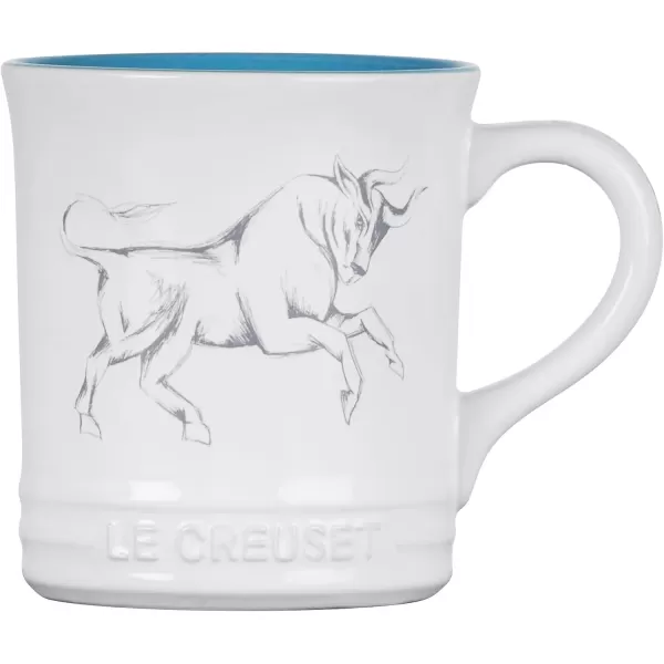 imageLe Creuset Stoneware Zodiac Coffee Mug 14 oz CancerTaurus