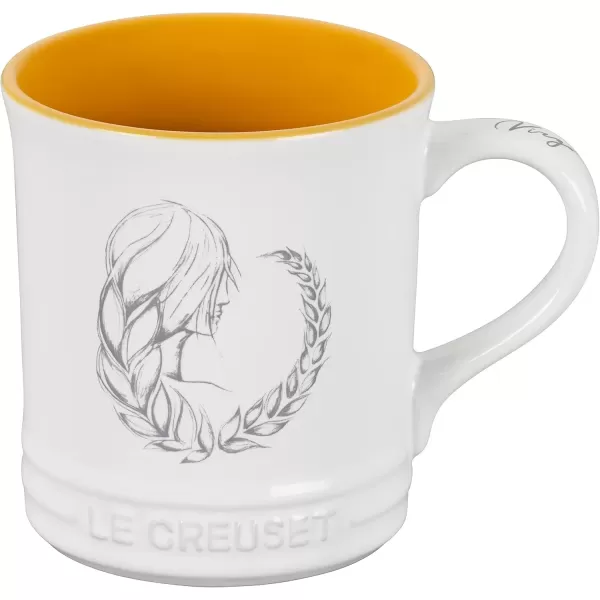 imageLe Creuset Stoneware Zodiac Coffee Mug 14 oz CancerVirgo