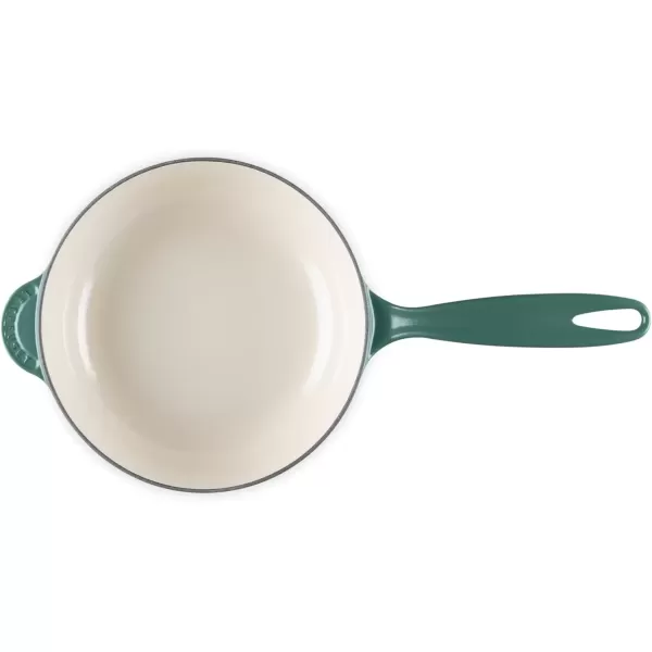 imageLe Creuset Enameled Cast Iron Holly Collection Saucier 225 qt Artichaut with Gold KnobArtichaut
