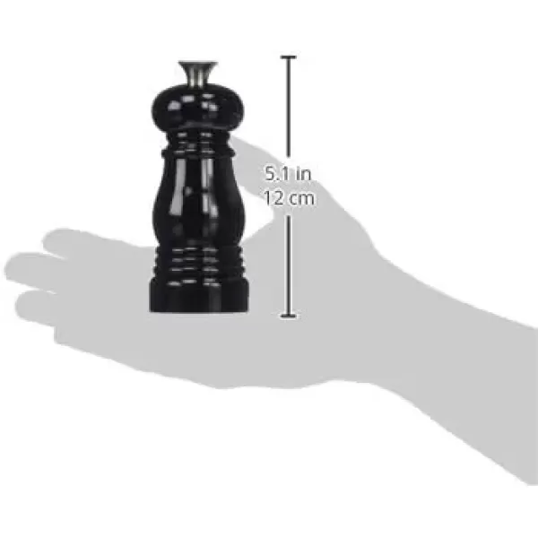 imageLe Creuset Salt and Pepper Mill Set 8quot x 2 12quot each Black ampamp WhiteBlackWhite