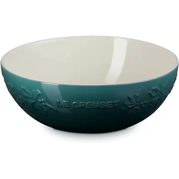 imageLe Creuset Stoneware Holly Collection Multi Bowl 35 qt WhiteArtichaut