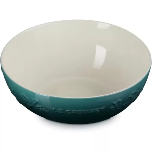imageLe Creuset Stoneware Holly Collection Multi Bowl 35 qt WhiteArtichaut