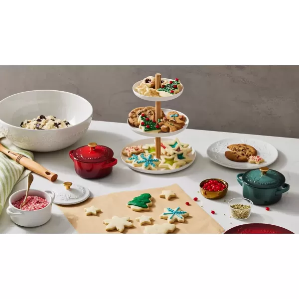 imageLe Creuset Stoneware Holly Collection Multi Bowl 35 qt WhiteWhite