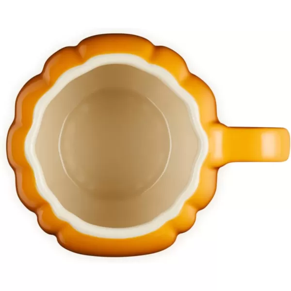 imageLe Creuset Stoneware Pumpkin Mug with Lid 14 oz RhonePersimmon