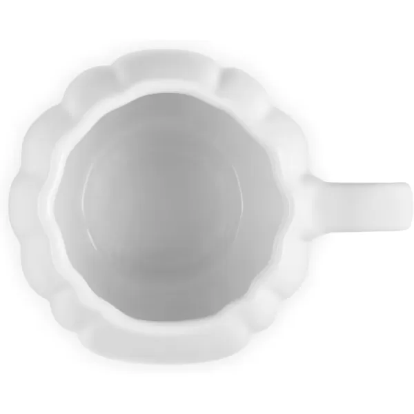 imageLe Creuset Stoneware Pumpkin Mug with Lid 14 oz RhoneWhite