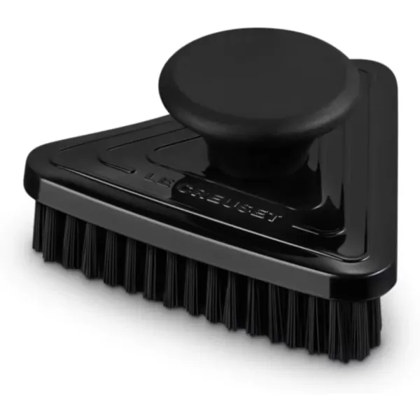 imageLe Creuset Triangle Grill Brush 37quot Black OnyxBlack Onyx