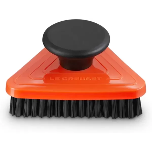 imageLe Creuset Triangle Grill Brush 37quot Black OnyxFlame
