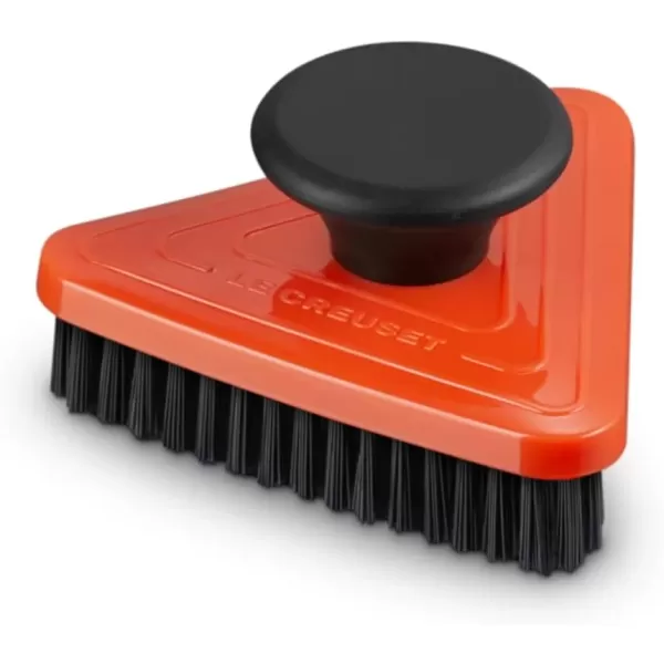 imageLe Creuset Triangle Grill Brush 37quot Black OnyxFlame