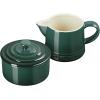 imageLe Creuset Stoneware Signature Cream ampamp Sugar Set Cerise Cream 300 ml Sugar 8ozArtichaut