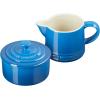 imageLe Creuset Stoneware Signature Cream ampamp Sugar Set Cerise Cream 300 ml Sugar 8ozMarseille