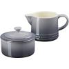 imageLe Creuset Stoneware Signature Cream ampamp Sugar Set Cerise Cream 300 ml Sugar 8ozOyster