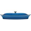 imageLe Creuset Heritage Stoneware Oval Fish Baker 17qt Sea SaltMarseille