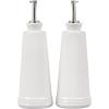 imageLe Creuset Signature Stoneware Oil ampamp Vinegar set 10 oz each WhiteWhite