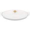 imageLe Creuset Heritage Stoneware Oval Fish Baker 17qt Sea SaltWhite