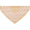 imageLe Creuset Magnetic Wood Trivet Heart Shaped 8quot Pink Silicone