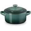 imageLe Creuset Stoneware Classic Round Mini Cocotte 8oz Chiffon PinkArtichaut