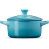 imageLe Creuset Stoneware Classic Round Mini Cocotte 8oz Chiffon PinkCaribbean