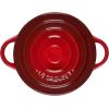 imageLe Creuset Stoneware Classic Round Mini Cocotte 8oz Chiffon PinkCerise